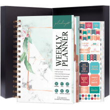 Planberry Weekly Planner Premium - Udateret Life Organizer & Budget Planner - Time Management M?lindstilling To -Do List Work -life Balance & Hab