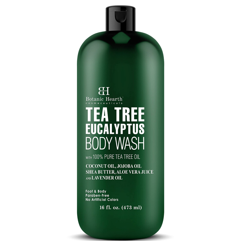 Botanic Hearth Eucalyptus Tea Tree Body Wash  Helps with Nails  Athletes Foot  Ringworms  Jock Itch  Acne  Eczema & Body Odor  Soothes Itching & Promo-image-OPC-PFN2PCV-NEW
