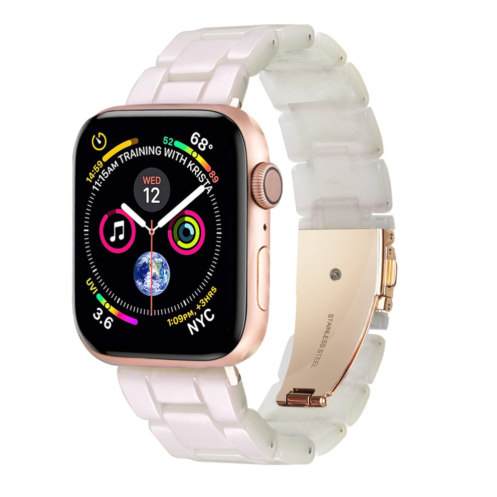 Hopo Kompatibiln S Apple Watch Band Series Ultra Series 9 8 7 Series Se 6 5 4 3 2 1 Nramek S Tenkm Remnkem Z Lehk Pryskyrice S Vmenou Spony Z N-image