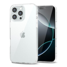 LoeoeL for iPhone 16 Pro Case Clear  Transparent Hybrid 16 Pro Phone Case [Hard Plastic & Soft Silicone Bumper] Acrylic Non Yellowing Thin Slim Protec