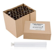 Leere Farbtuben von Creative Mark  Box mit 48 leeren Aluminium-Farbtuben und -kappen, 22 ml, leicht zu ffnende Kappen, leicht zu kruseln, perfekt