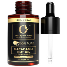 Pure & Natural Macadamia Oil for Essential Oil Mixing - Cold-Pressed Carrier Oil for Hair & Skin - Hydrating Macadamia Nut Oil for Hair Health M