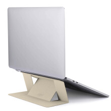 MOFT Laptopstandaard voor bureau Zelfklevende laptopstandaard met 2 verstelbare kijkhoeken Opvouwbare en draagbare computerstandaard Compatibel met M