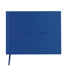 Useful Co. Classic Black Guest Book  Guest Book Alternative for Party  Sign in Book  Vacation Home  Funeral Guest Book  Hardbound Guestbook  Leather C