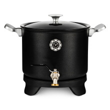 Craft & Venture Wassmelter voor het maken van kaarsen - Kaarsenwassmeltpot bevat 7qts (14lbs) was - Zeepsmelter voor het maken van zeep - Easy Pour C