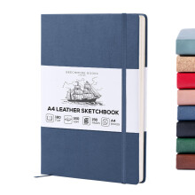 BEECHMORE BOOKS Schetsboek, A4 8,5 x 11,5 inch Leeg Schetsboek voor Tekenen, 156 Pagina's Dikte 160gsm