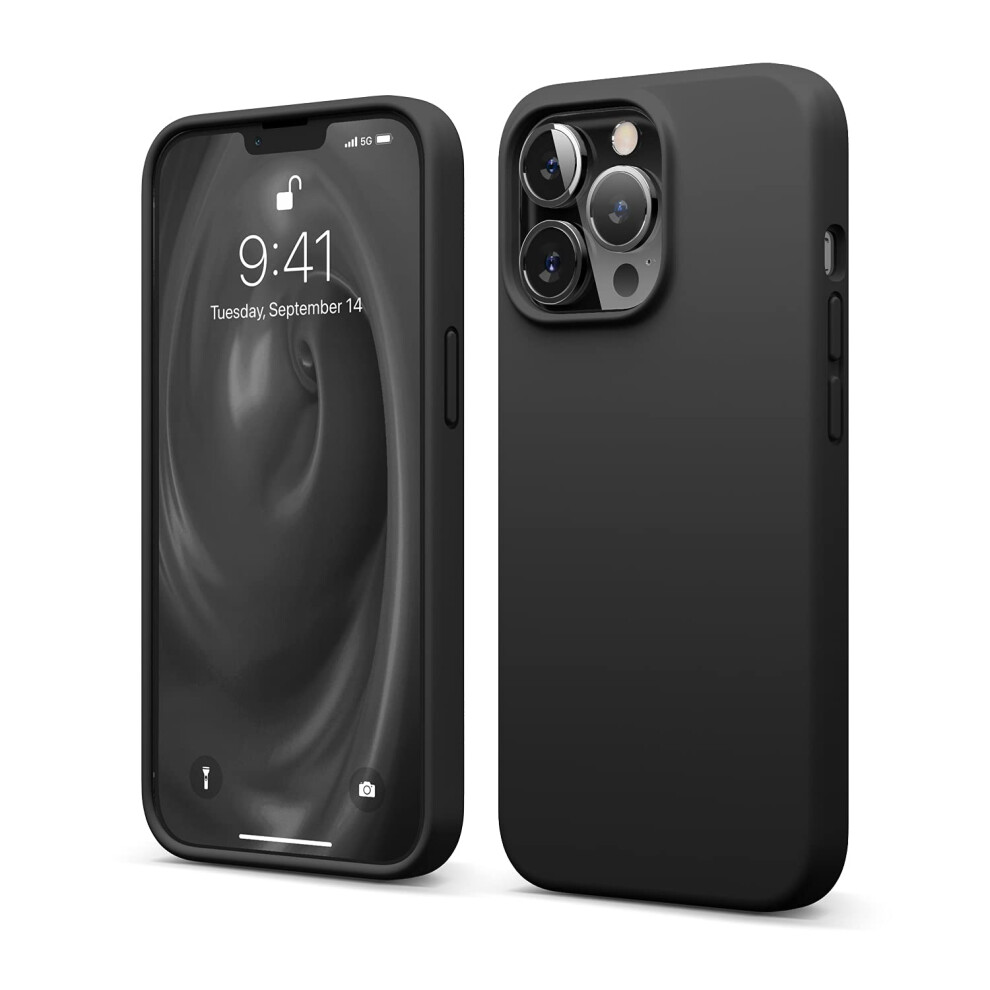 Elago Liquid Silicone Case Compatible With Iphone 13 Pro (6.1 Inch) Premium Silicone Case Full Protection Case - 3 Structure Shockproof Cover Soft 8809788485953