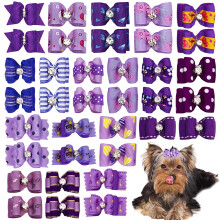 PET SHOW 20 stuks kleine hondenhaarelastiekjes met elastiekjes puppy's hondjes katten topknot strik bijpassende haarverzorgingsaccessoires voor jonge