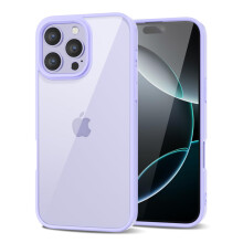 LoeoeL for iPhone 16 Pro Case Clear  Transparent Hybrid 16 Pro Phone Case [Hard Plastic & Soft Silicone Bumper] Acrylic Non Yellowing Thin Slim Protec
