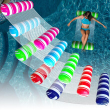 5 packa uppblåsbar pool floats vuxen storlek vatten hängmatta hängmatta flottör för vuxna 4-i-1 multi-purpose pool flytande leksaker poolflottar