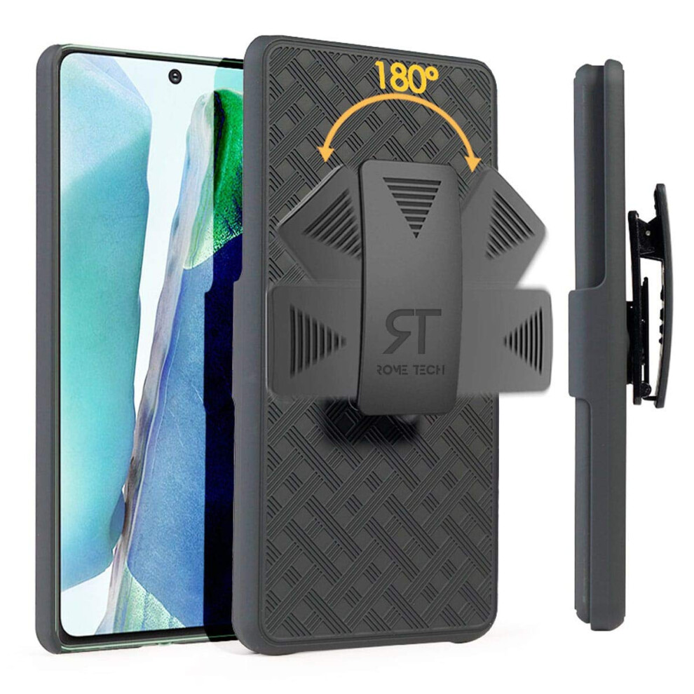 Rome Tech Holster-Hoesje Met Riemclip Voor Samsung Galaxy S21 S21 5G Alleen] Slanke, Robuuste Holster-Combo - Robuuste Telefoonhoes Met Kickstand-image