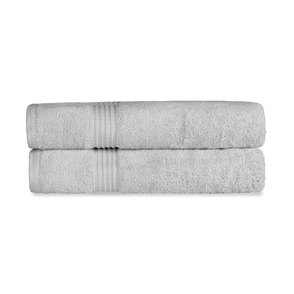 Ensemble de 2 serviettes de bain en coton égyptien de qualité supérieure, grandes serviettes pour adultes et enfants, pour le bain, la douche, la