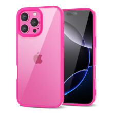 LoeoeL for iPhone 16 Pro Max Case Clear  Transparent Hybrid 16 Pro Max Case [Hard Plastic & Soft Silicone Bumper] Acrylic Non Yellowing Thin Slim Prot
