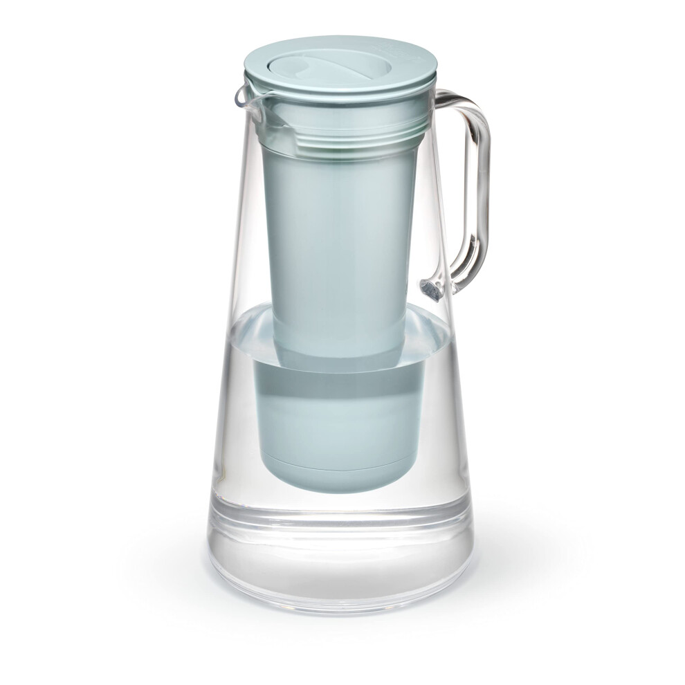 Lifestraw Home - Water Filter Pitcher 7-Cup Seafoam Bpa Free Designed For Everyday Protection Against Bacteria Parasites Microplastics Lead Mer