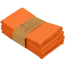 Ruvanti stoffen servetten set van 4 18x18 inch servetten Doek wasbaar zacht duurzaam absorberend katoenmengsel. Tafelservetten Doek voor Hotel Lunch