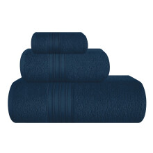 BOUTIQUO Ultra Soft 3 Pack Cotton Towel Set  Contains a Bath Towels 28x55 inch  a Hand Towels 16x24 inch & a Wash Coths 12x12 inch  Ideal Everyday use