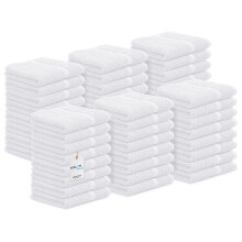 Asciugamani in cotone Avalon Towels - (confezione risparmio da 48) Dimensioni 12x12 pollici Asciugamani per il viso morbidi e assorbenti di alta