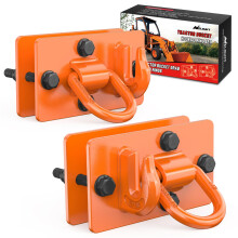 Nilight 2 Stck Traktor-Eimerhaken mit Spannring, Gteklasse 70, geschmiedeter Stahl, anschraubbarer Haltehaken mit Rckplatten fr Traktor-Lffel, W