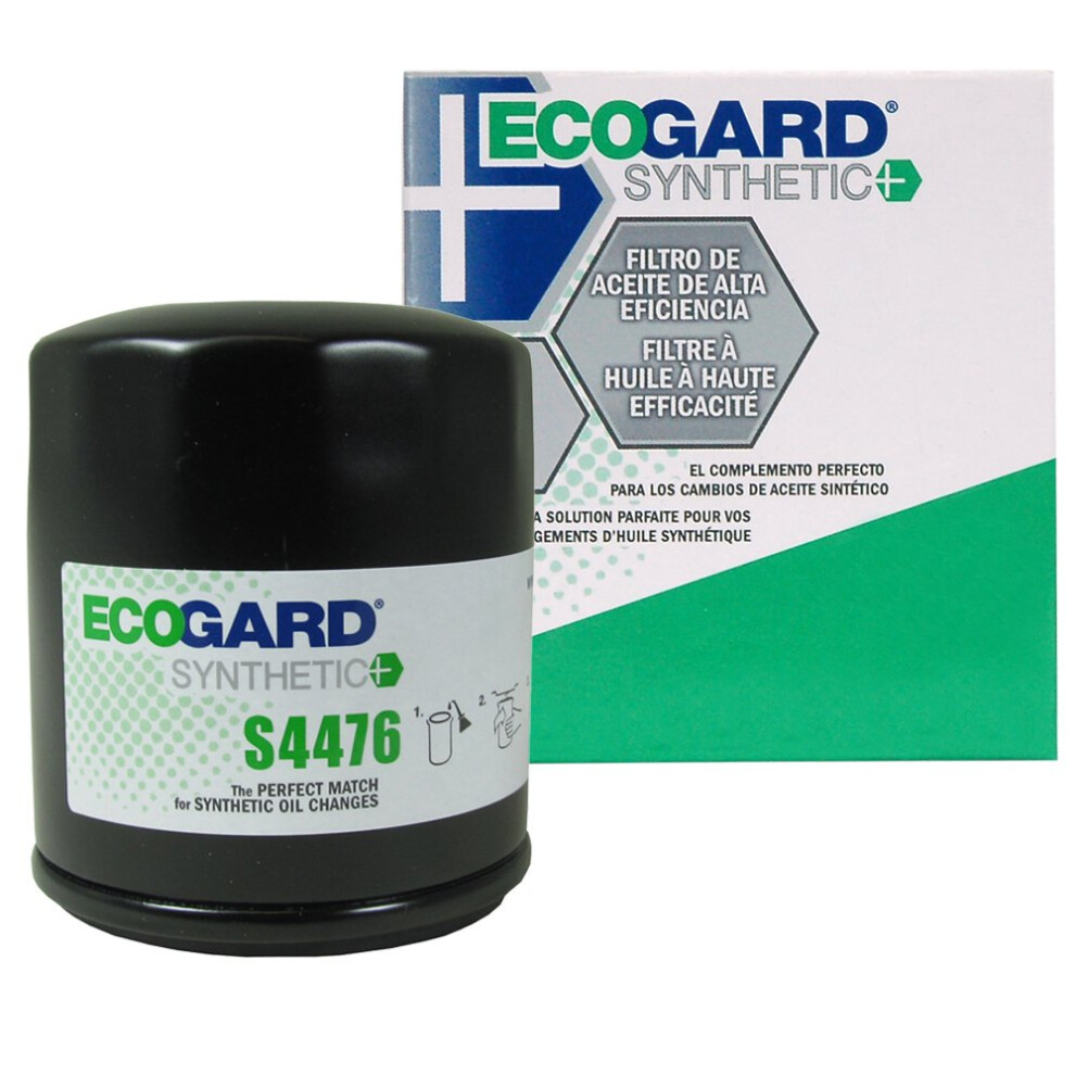 Ecogard S4476 Premium Spin-On Engine Oil Filter For Synthetic Oil Fits Toyota Corolla 1.8L 1993-2021 Camry 2.2L 1992-2001 Prius 1.5L 2001-2009 Yari 674118015692