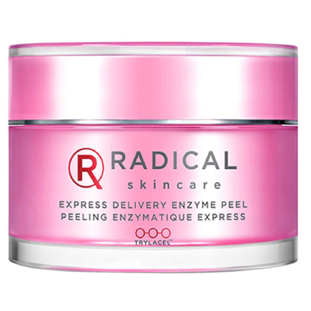 Radical Skincare Express Delivery Facial Enzyme Peel Mask Cleanser Exfoliator - Reveal Smooth Supple Polished Skin In Minutes | Paraben & Cruelty Fr