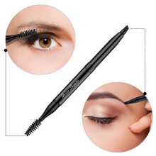 Makeup borste gonskugga borste dubbelsidig gonbrynsborste och gonfransborste med mssa fr resor infllbar makeup borste vinklad gonbrd bors