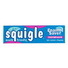 Squigle Enamel Saver Toothpaste  Canker Sore Treatment and Prevention  SLS Free Toothpaste  36% Xylitol Toothpaste  Prevents Cavities  Perioral Dermat