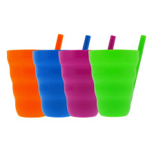Arrow Home Products Sip A Cup με Στραγγιστήρι, 10oz, 4pk - BPA-free Κούπες για Παιδιά