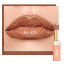 Oulac Color Rich Satin Lipstick - Light Brown Full Coverage Lip Color  Creamy Silky-Smooth  Moisturizing  Satin Matte Finish  Infused With Shea Butter