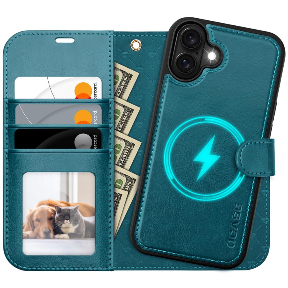 Ocase For Iphone 16 Case Detachable Wallet Case With Card Holder [2 In 1] Pu Leather Flip Folio Case With Rfid Blocking Stand Wrist Strap Shockproof 751242474462
