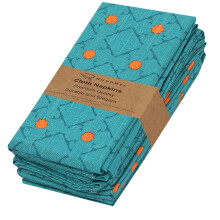 RUVANTI Cloth Napkins Set of 6 Cotton 100% 18x18 Inches Napkins Cloth Washable Soft Absorbent. Cotton Napkins for Parties Christmas Thanksgi