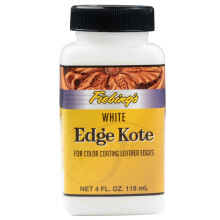 Fiebing's Edge Kote (4oz, Wit) - Lederen Randverf voor Schoenen, Meubels, Tassen, Banken, Gorden