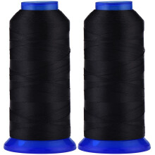 Selric [3000 meter / 30 kleuren beschikbaar] Set van 2 UV-bestendig polyesterdraad met hoge sterkte #69 T70 maat 210D/3 voor bekleding buitenmarkt Dr
