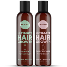 Moerie Volumizing Shampoo and Conditioner for Hair Loss - Thickening Products with Ingredients of Natural Origin - Over 100 Active Ingredients for Thi