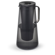 LifeStraw Home - Waterfilterkan 10 kopjes Obsidiaan BPA-vrij Ontworpen voor dagelijkse bescherming tegen bacteri?n, parasieten, microplastics, lood M