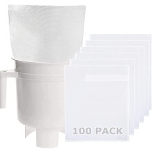 Worki filtrujace do zimnej kawy - 100 szt. Worki filtrujace do domowego systemu zimnego parzenia kompatybilne z ekspresem do kawy Toddy Cold Brew 11,