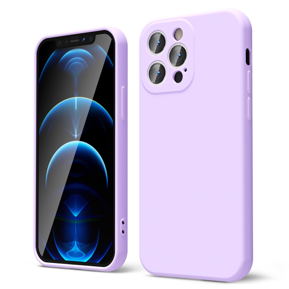 Oakxco For Iphone 12 Pro Case Liquid Silicone Soft Rubber Gel Elegant Aesthetic Basic Simple Cover Slim Tpu Matte Solid Color Plain Smooth Case For 722898834481