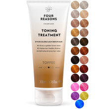 FOUR REASONS Color Mask - Toffee - (27 Färger) Toning Behandling för Färgat Hår