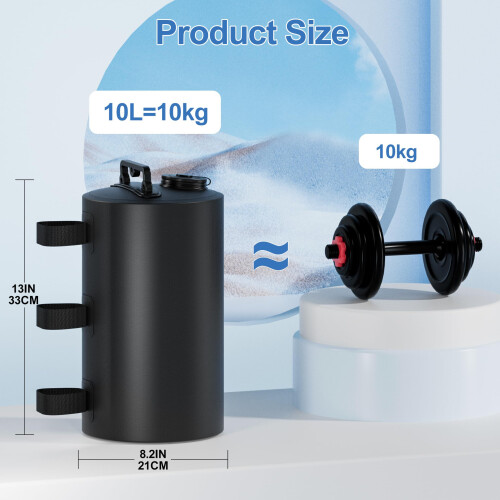 Stdserendi Σακούλες Βάρους Καταφυγίου 88 lb, 4 Πόδια, 10L Υδροφορείς για Σταθερότητα 1