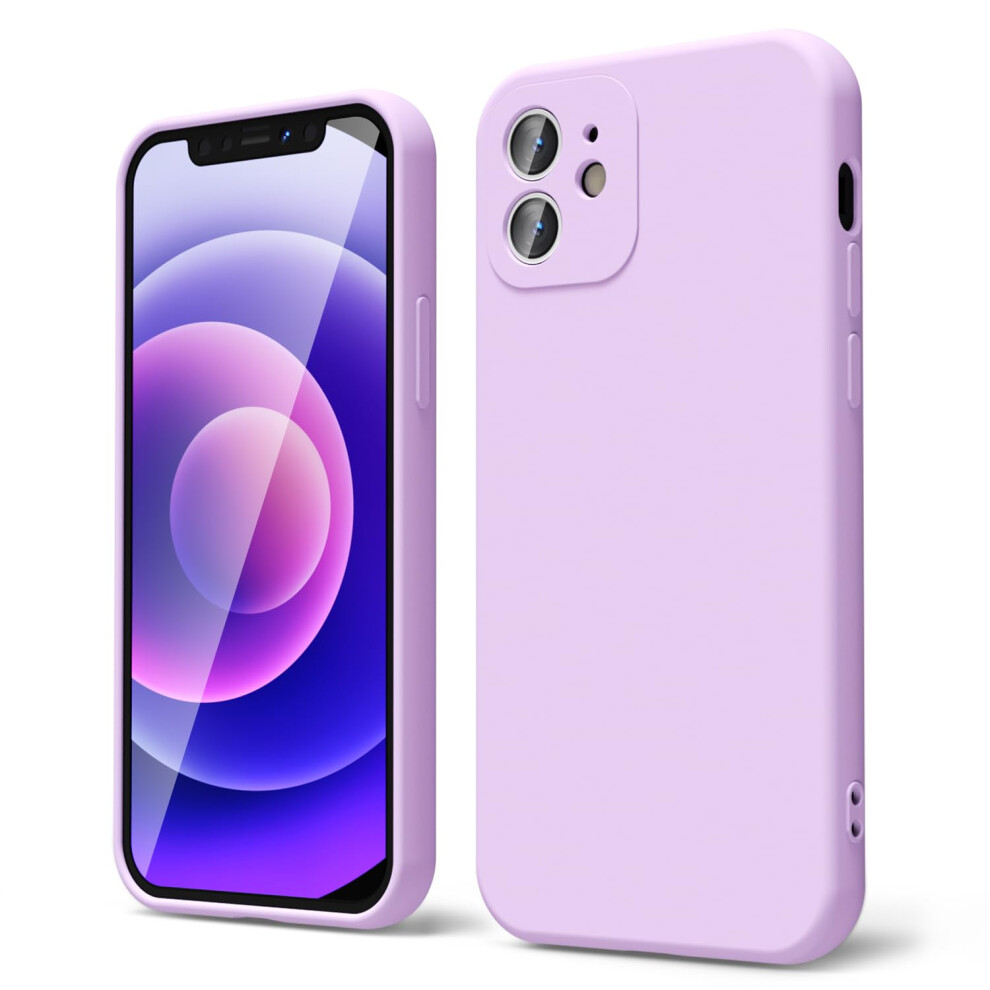 Oakxco For Iphone 12 Mini Case Liquid Silicone Soft Rubber Gel Elegant Aesthetic Basic Simple Cover Slim Tpu Matte Solid Color Plain Smooth Case For 722898833637