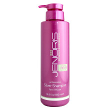 Jenoris Silver Shampoo 16,9 Fl.oz professionelle h?rplejeprodukter; Purple Shampoo Healing Formula Forhindrer misfarvning til blondt gr?t eller l