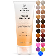 FOUR REASONS Color Mask - Morela - (19 kolorw) Kuracja tonizujaca Odzywka osadzajaca kolor Ton i wzmocnienie wlosw farbowanych - Pltrwala farba do