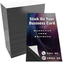 Durable flexible 3.5x2 en tarjeta de visita magntica 100 PK. DIY Custom Magnet con espalda adhesiva es un excelente producto promocional para la inf