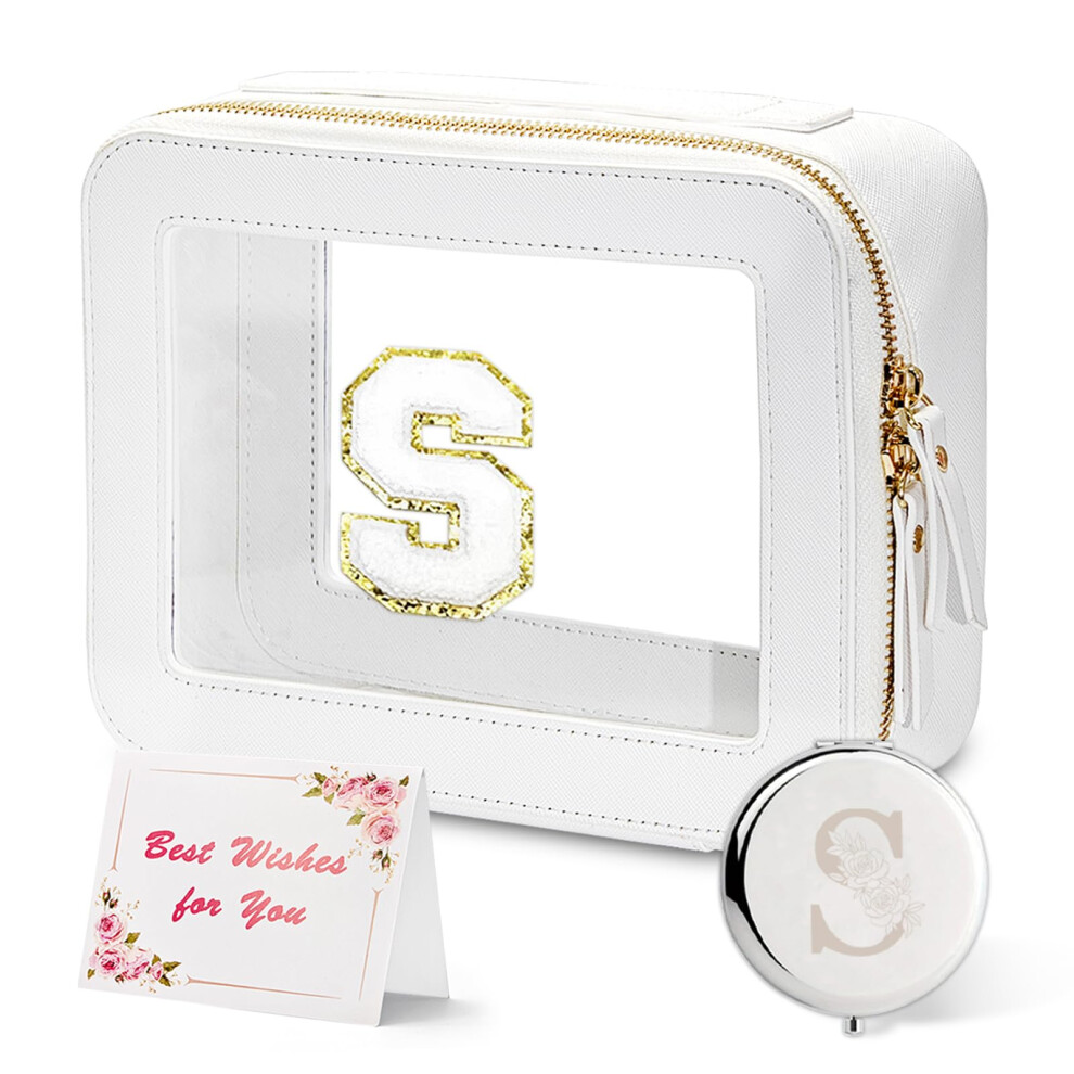 Amgkonp Amgknop Birthday Gifts For Women Personalized Initial Makeup Bag For Women Teenage Girls Initial Gift For Women Mother Personalized Gifts For Teen Gir