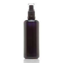 Infinity-potten 100 ml (3,4 fl oz) Zwart ultraviolet glas Fijne nevel spuitfles Reinigingsproducten Hervulbare containers Zelfgemaakte parfummengsels