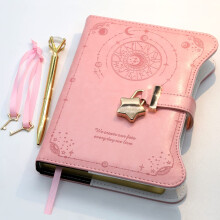 Diario Hoci Poci con lucchetto e chiavi per ragazze, idee regalo, diario ricaricabile per donne, quaderno segreto con pagine a righe per scrivere