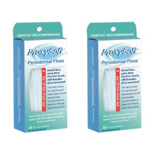 ProxySoft Periodontal Floss 2 pakker - Tandtrådtrådt seler Flosser og tyk proxybrush til daglig pleje af periodontal sygdom og tandkødssundhed -