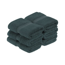 Set di 6 asciugamani da viso/asciugamani in pile di cotone egiziano di qualit superiore, ultra morbidi, essenziali, morbidi e assorbenti, pesant
