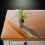 NECAUX Custom Multisize 1.5mm Thick Frosted PVC Table Cover Protector - 19 x 60 Inch Waterproof Rectangular Protective Table Pad for Console Tabl 1