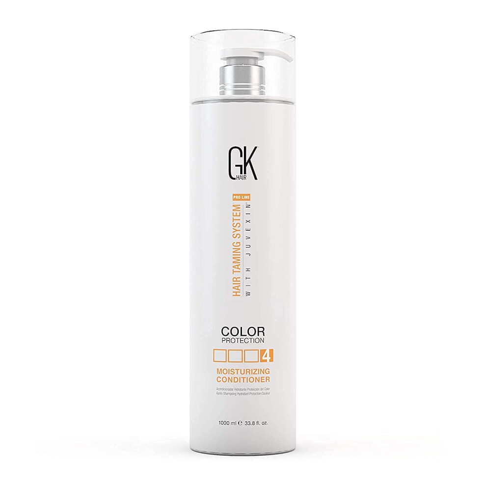 Gk Hair Global Keratin Moisturizing Conditioner (1000Ml/33.8 Fl Oz) For Hydrating Color Protection Dry Damage Curly Frizzy Color Treated Hair Repair O