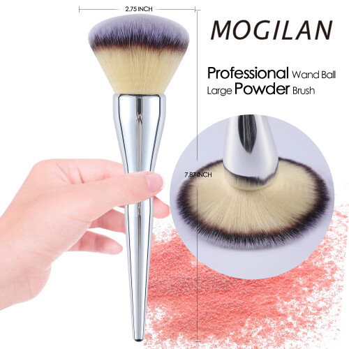MOGILAN Μεγάλη Πούδρα Βουρτσάκι για Σκόνη για Premium Καλλυντικά 2